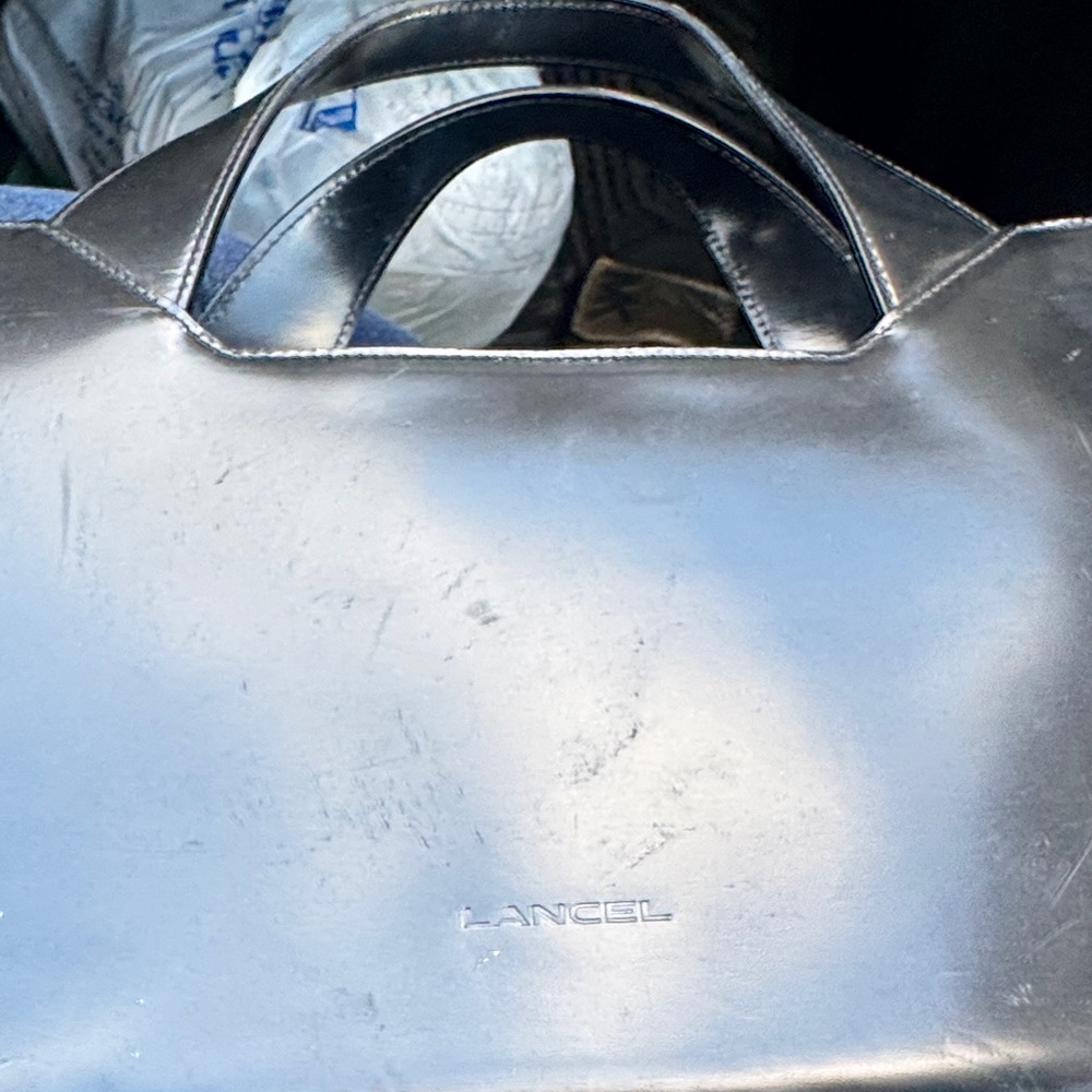 Lancel Classic Black Leather Tote